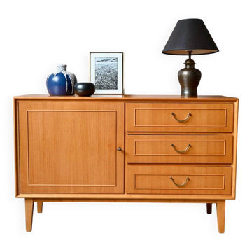 Small Scandinavian buffet from the 50s-60s in light oak.