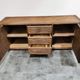 Vintage rattan and bamboo sideboard, 1970