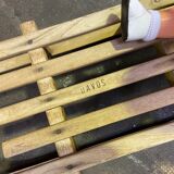 luge traineau ancien alsace Décoration Noel DAVOS 1950