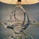 Lampe vide poche cristal années 60