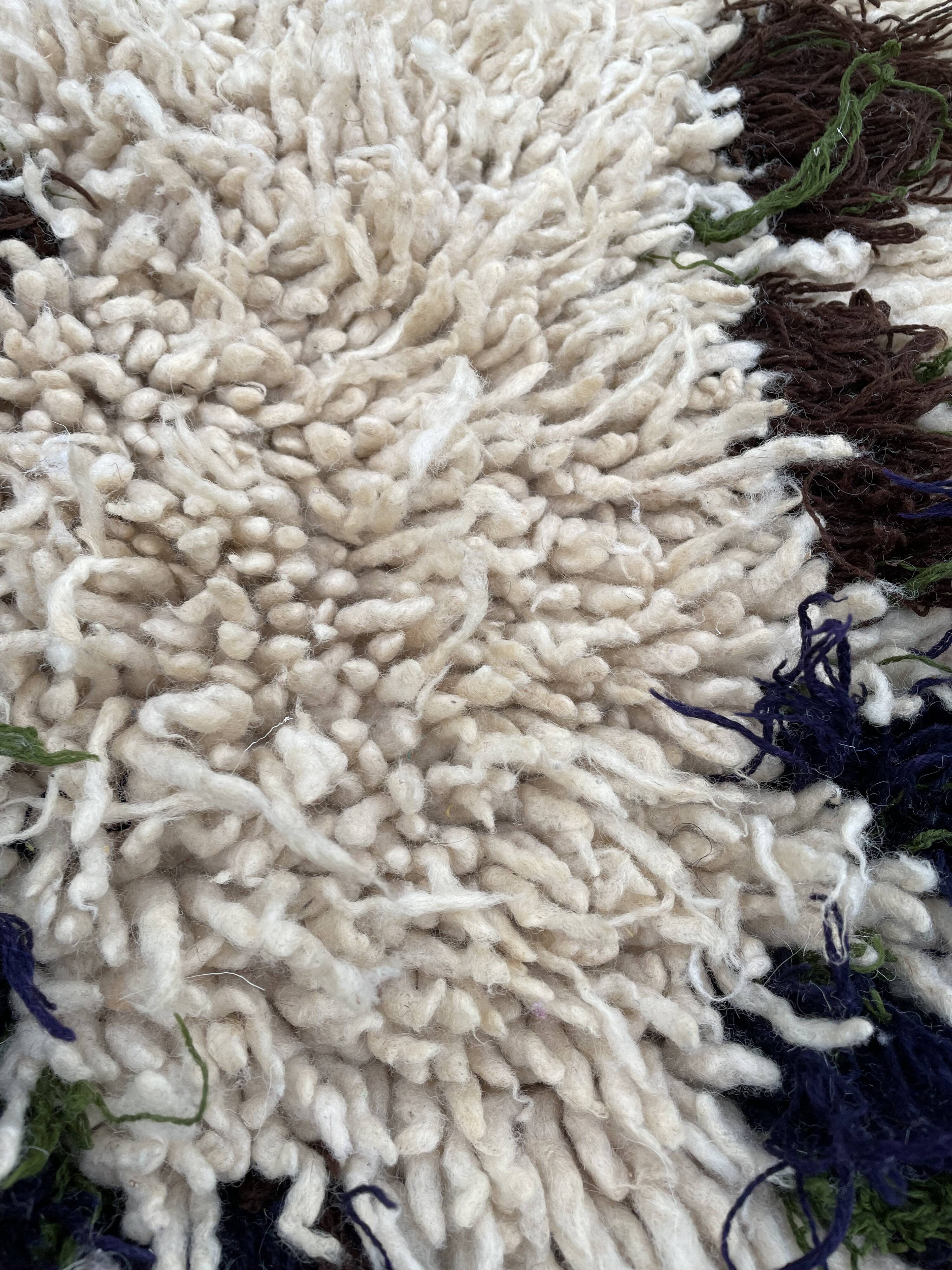 Carpet berbere beni ouarain modern 105x210 cm