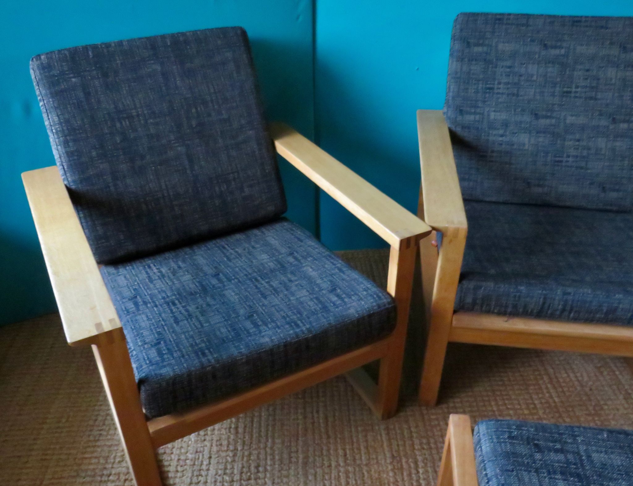 Fauteuil par Borge Mogensen, Danemark 1965
