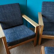 Fauteuil par Borge Mogensen, Danemark 1965