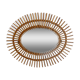 Vintage rattan mirror