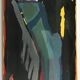 Original lithograph poster by Bram Van Veld, fondation Maeght, 1974