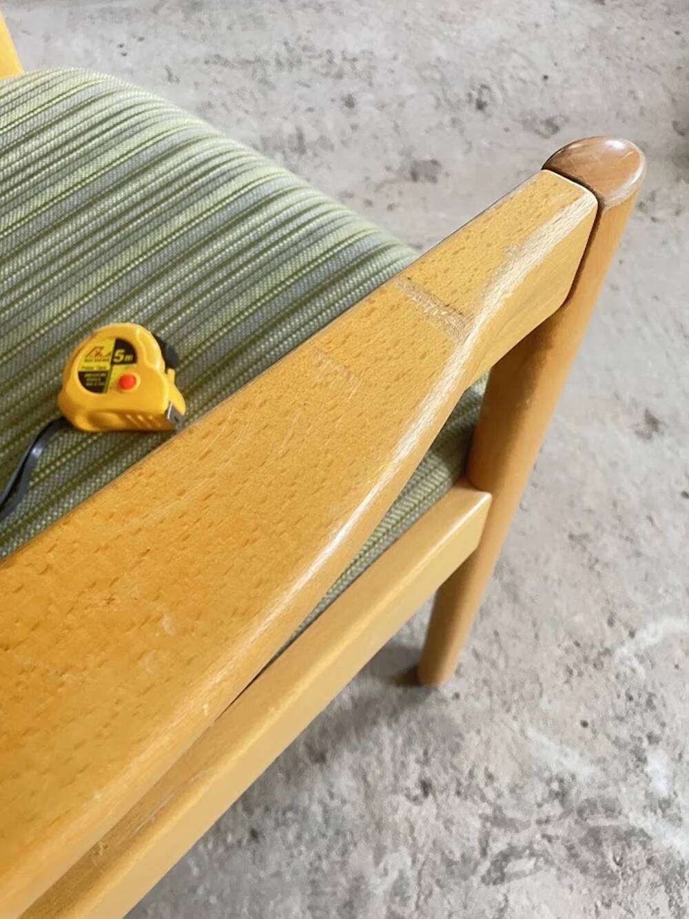 Scandinavian high-back lounge chair