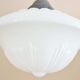 Pendant lamp, lamp, old globe opaline glass, geometric shapes, art deco, 1930