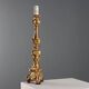 Antique carved and gilded wooden candelabrum, Italy, 19th century