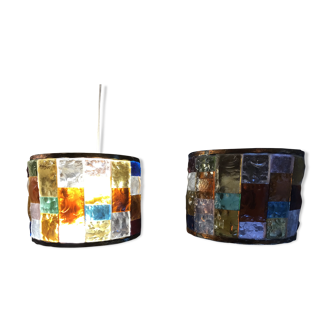 Pair d'appliques Poliarte Longobarde
