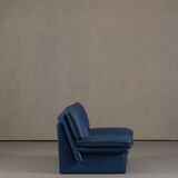 Nicoletti Salotti post-modern leather sofa, Italy 1980’s