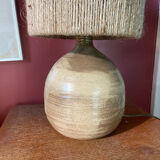 Vintage stoneware lamp