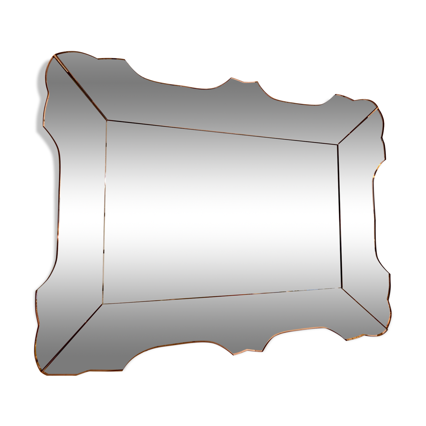 Two-tone Venetian mirror