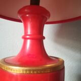 Italian-style lamp in red marble