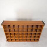 Sorting cabinet, compartment cabinet with 40 pieces of waste, 1950s