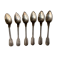 Small silver-plated metal spoons