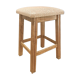 Tabouret pêche bois brut