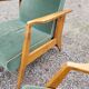 Paire de fauteuils des années 50 GMC pieds compas