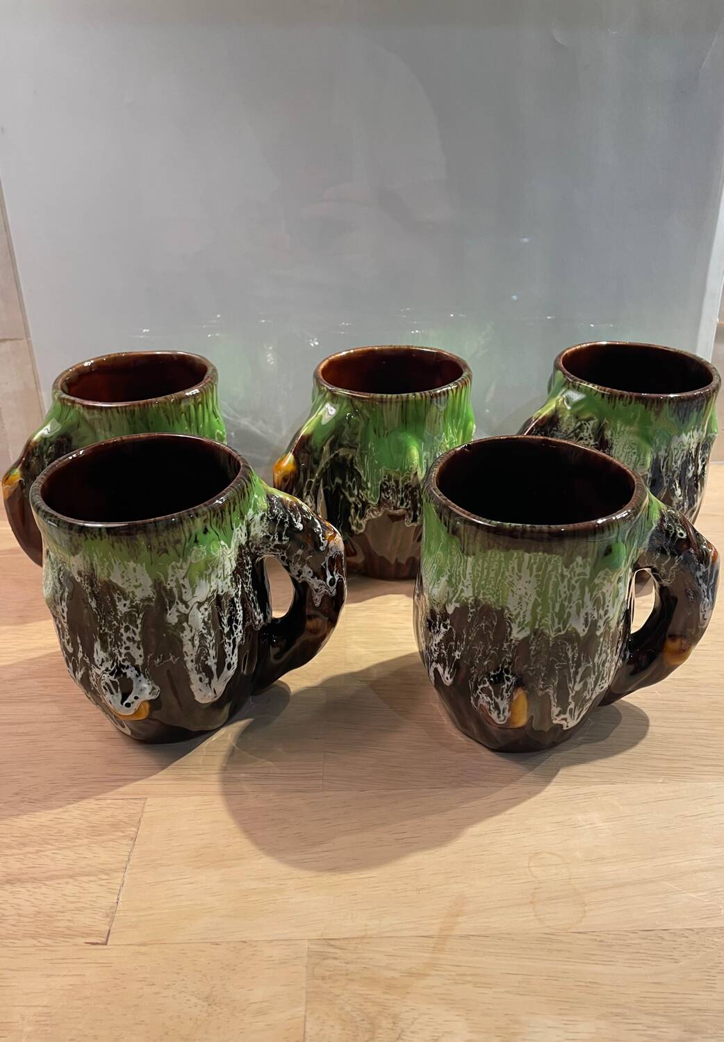 Set of 5 beer mugs