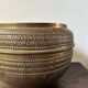 70s brass flowerpot