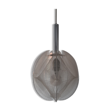 Suspension Sompex vintage en Plexiglas et fil nylon réalisée par Paul Secon