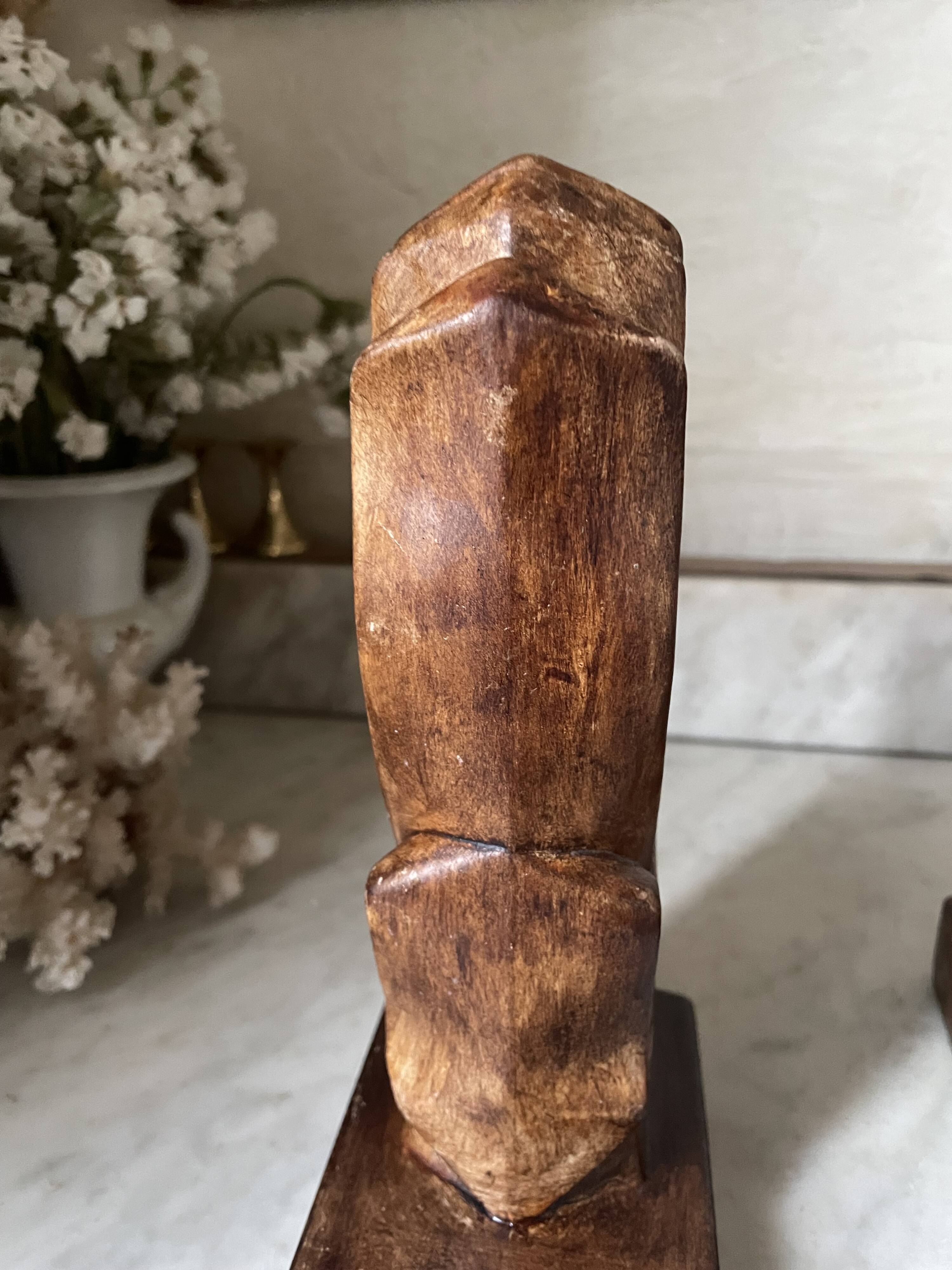 Art Deco ceramic bookends
