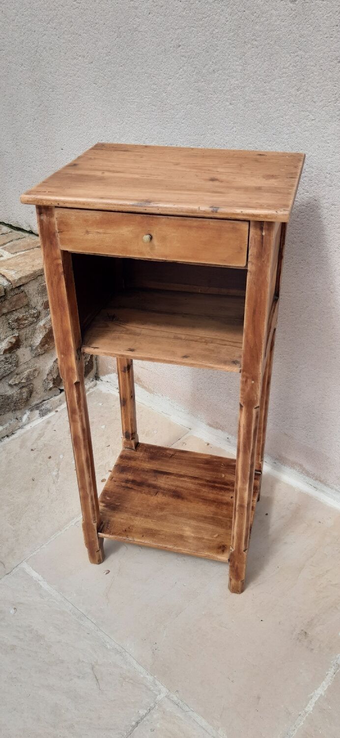 Antique bedside table