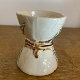 Coquetier barbotine à motif de bambou