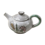 Théière motif végétal