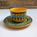 Grande tasse Saint Clément Jaune et vert