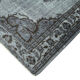 Hand-knotted rustic anatolian 1980s 160 cm x 258 cm grey carpet
