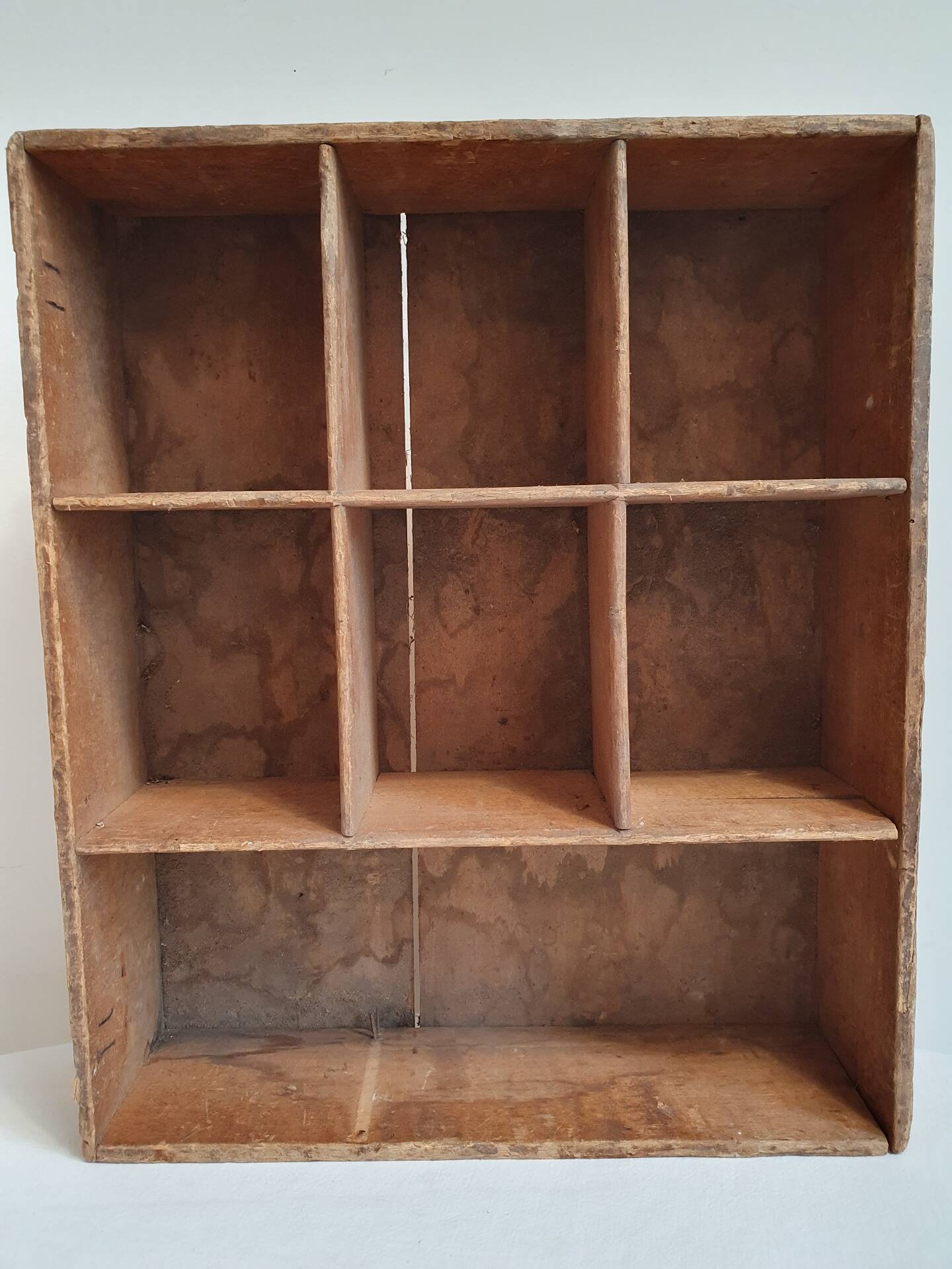 Old wooden locker / handmade display