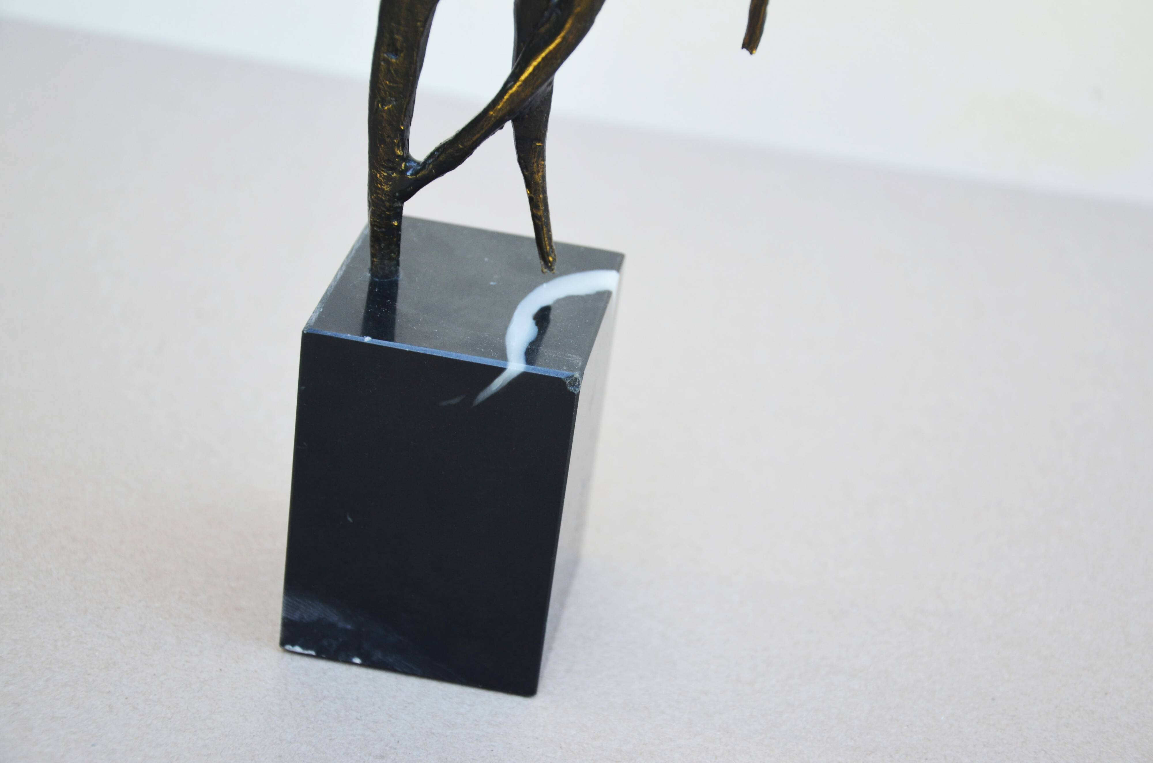 Signed bronze sculpture
