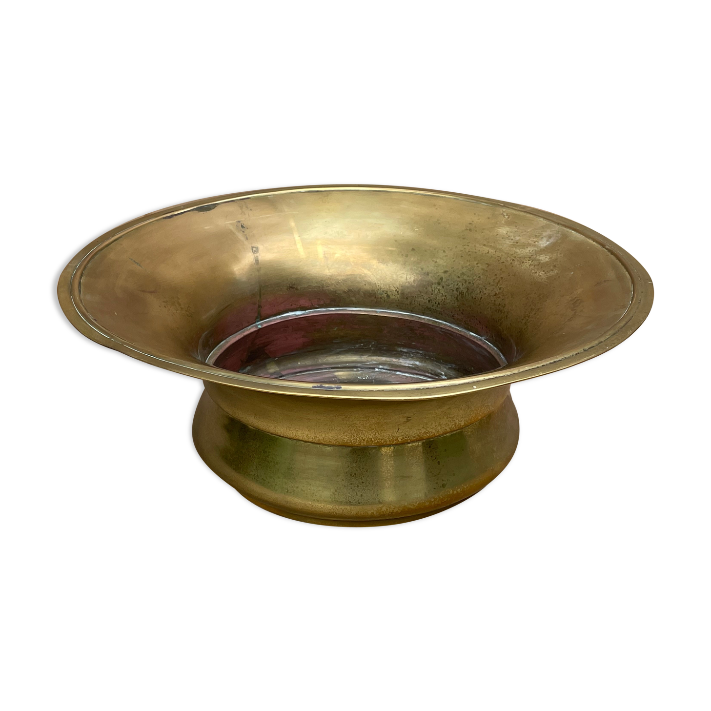 Old copper pot cover - decoration