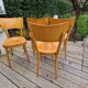 Ensemble de 4 chaises bistrot Baumann