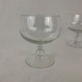 Set of 4 glasses of whisky cognac