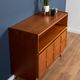 Retro Teak 1960s Nathan Squares TV/Media Cabinet Mid Century Sideboard On Hairpin Legs