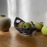 Empty ceramic pocket Fatlava Vallauris 1950