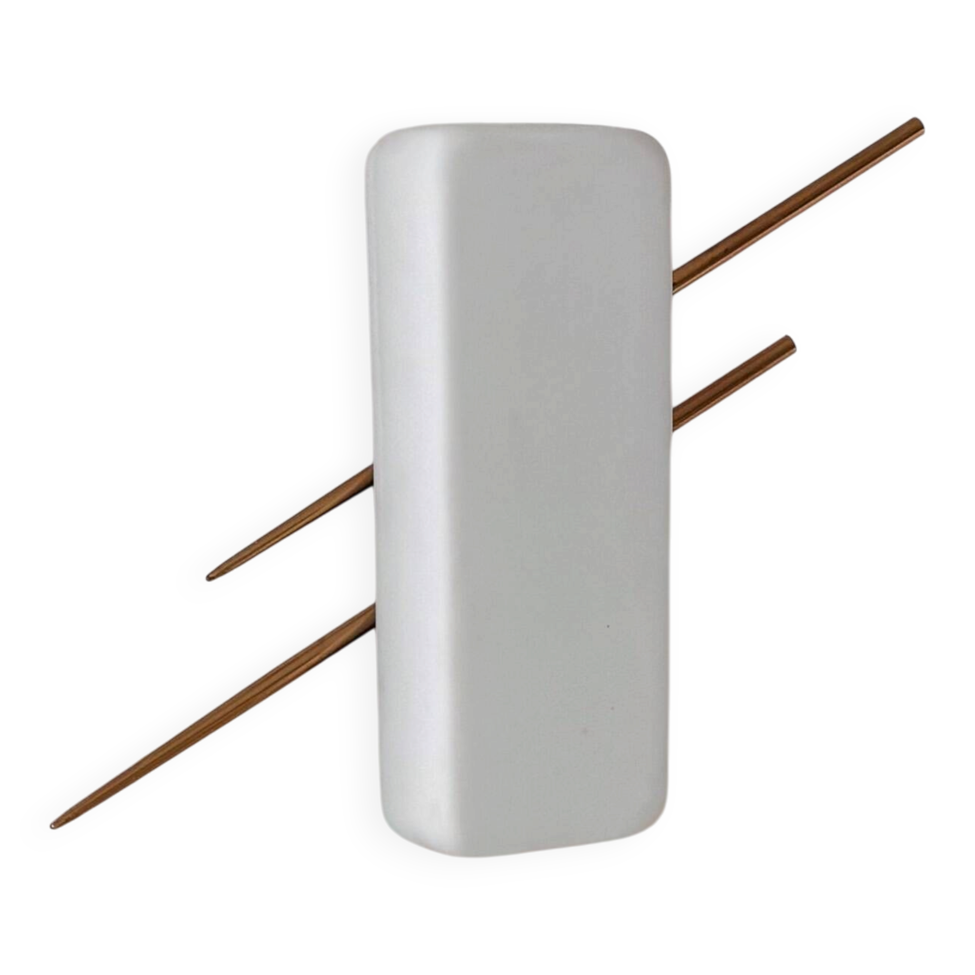 Vintage wall light, brass and opaline, France, 1960.