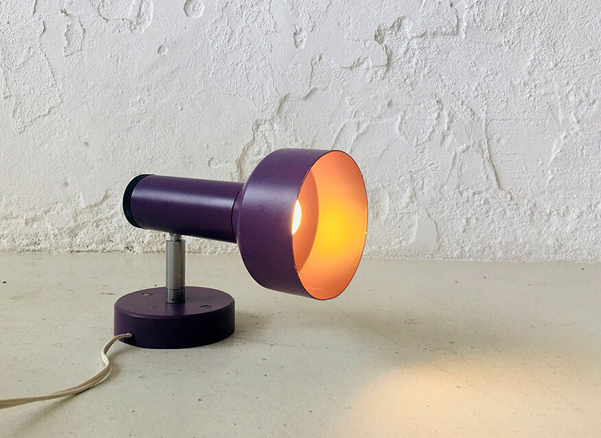 Spot métallique réglable, années 1970