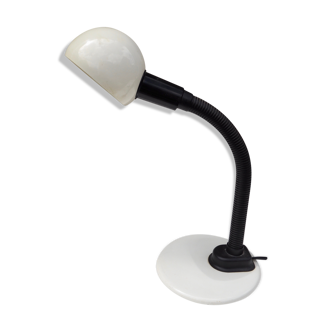 Lampe articulée crème avec bras en plastique noir