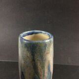 Pair of sandstone vases signed Lebret