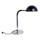 Black and chrome metal desk lamp