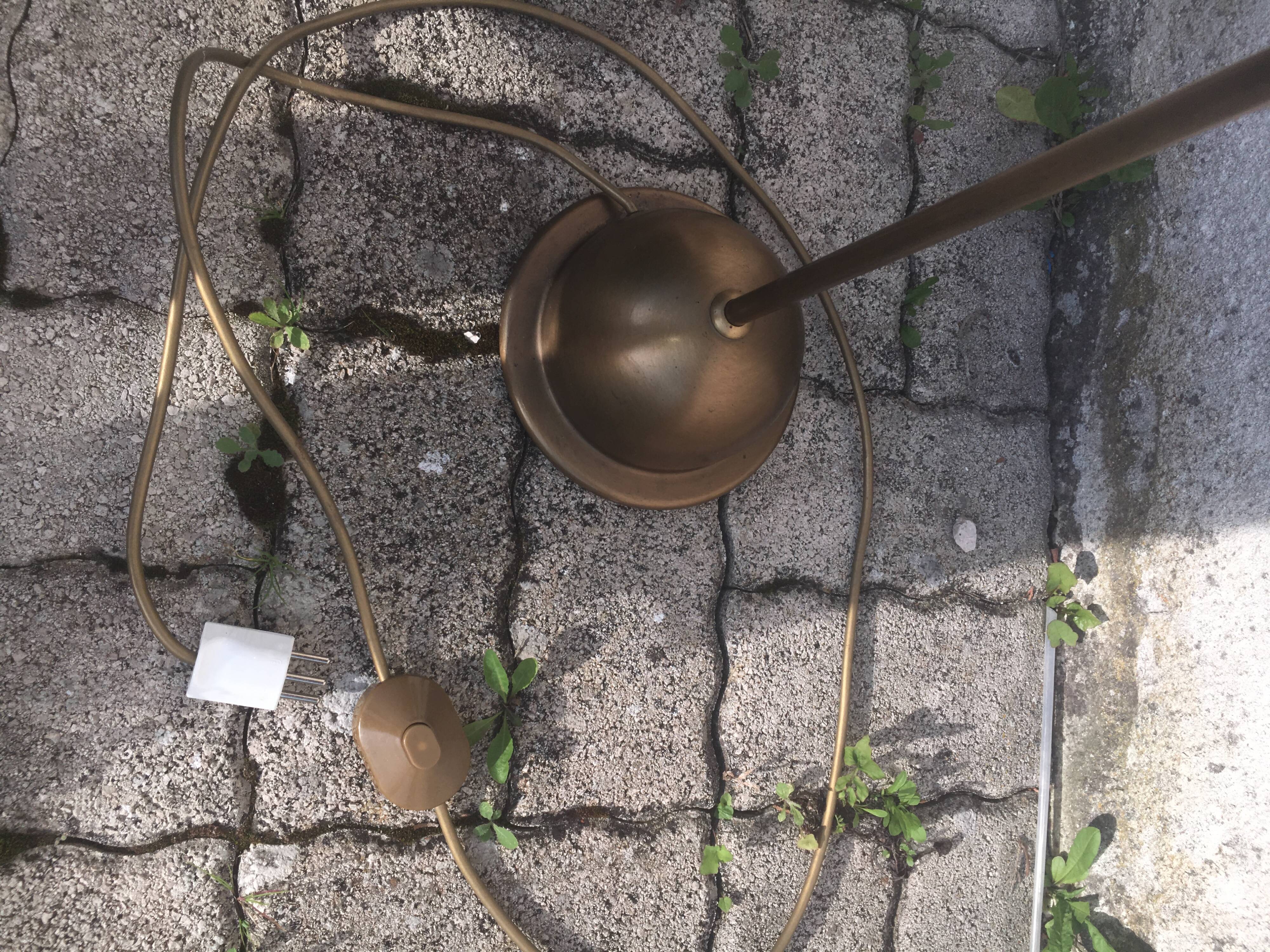 Steel and vintage brass reader