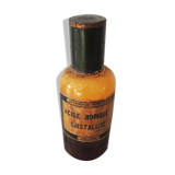 Old pharmacy jar, apothecary bottle, crystallized boric acid