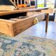 Table de ferme en chêne massif 200x100 avec sa rallonge de 60x100