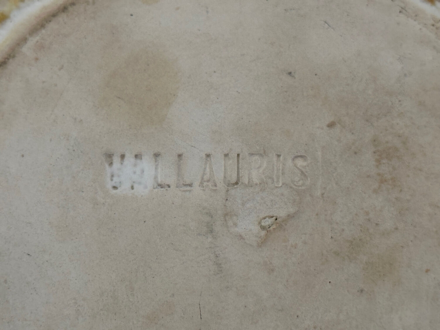 Vallauris ceramic empty pocket bowl vintage Fat Lava