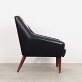 Leather armchair, Danish design, 1970s, production: Denmark
