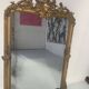 Louis XV style mirror in wood and gilded stucco, 19th century
