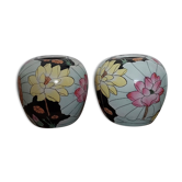 Pair of ball vases