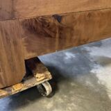 19th century bleached walnut bookcase